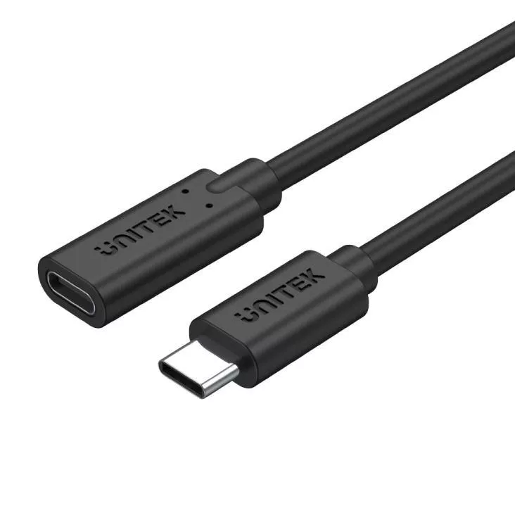 UNITEK 1.5m USBC 3.1 Male to Female Extension Cable. Supports up to 4K@60Hz,100W/20V 5A  Power Delviery and 10Gbps Transfer Rate. Backwards Compatible with USB 3.0/2.0/1.1. Plug and Play